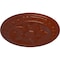 Ekena Millwork Exeter Ceiling Medallion (Fits Canopies up to 3 1/8"), Hand-Painted Firebrick, 17 3/4"OD x 1 1/8"P CM17EXFIF - alternate 2